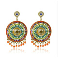 Trendy Bohemia Style Resin Stone Earring (XER13090)